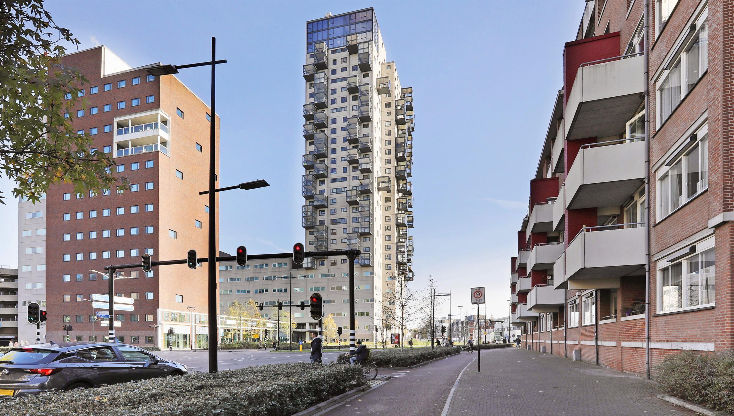 StadsHeer gebouw aan de Spoolaan in het Haestrechtkwartier in Tilburg in Noord-Brabant