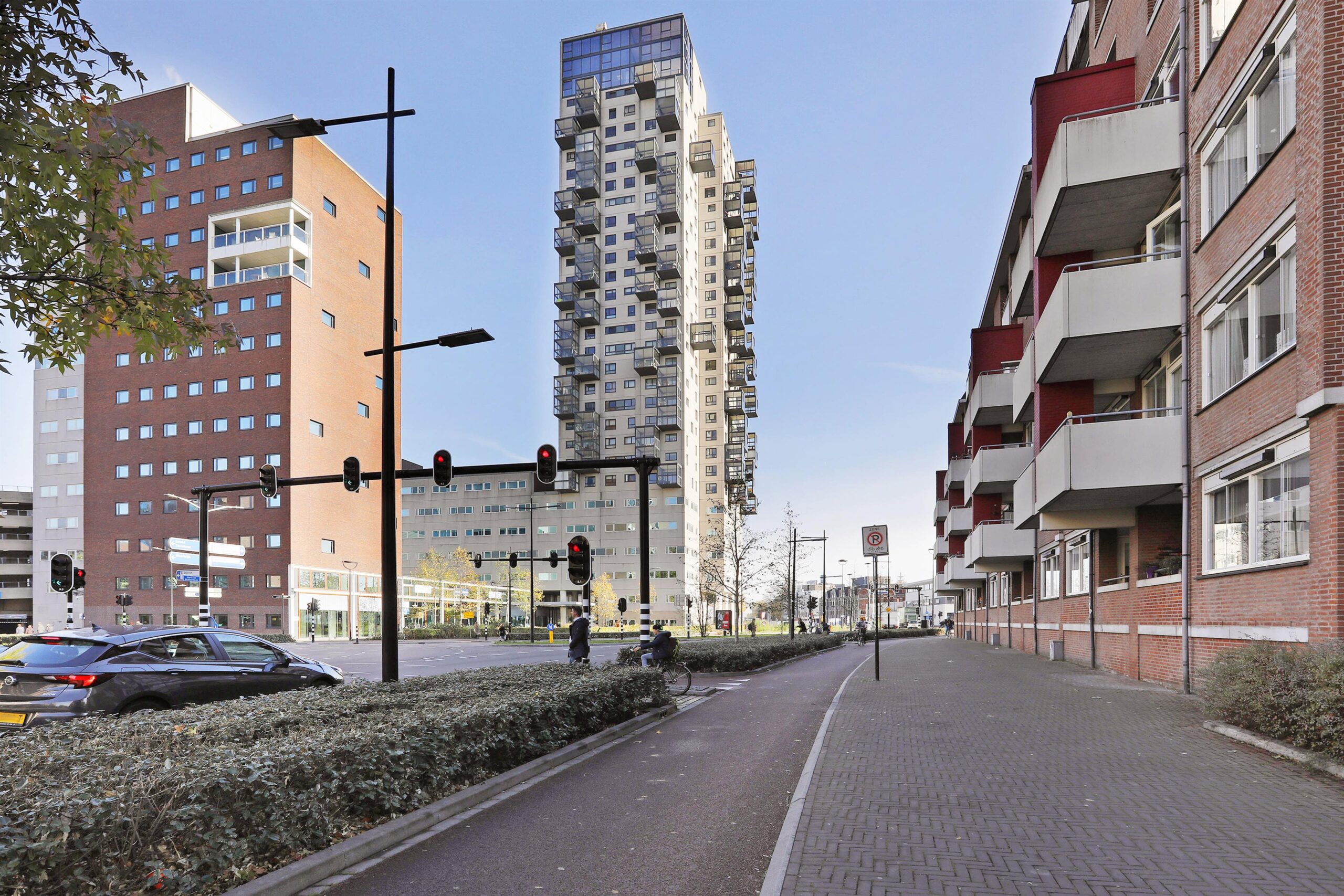 StadsHeer gebouw aan de Spoolaan in het Haestrechtkwartier in Tilburg in Noord-Brabant