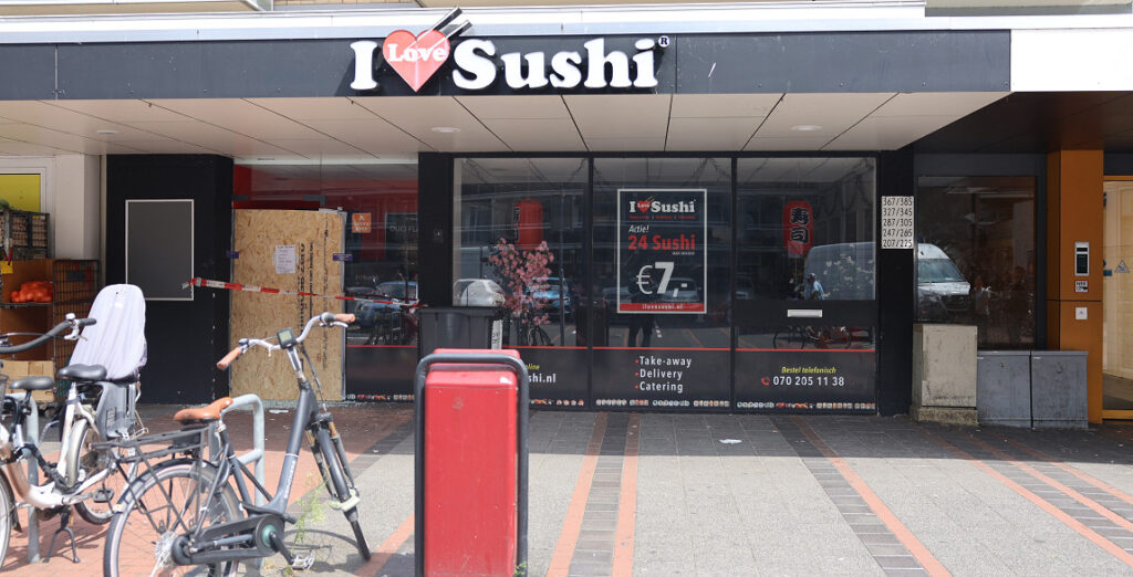 Restaurant I Love Sushi met noodoplossing